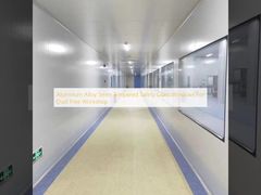 Finestre in vetro temperato di sicurezza da 5 mm in lega di alluminio per officine prive di polvere